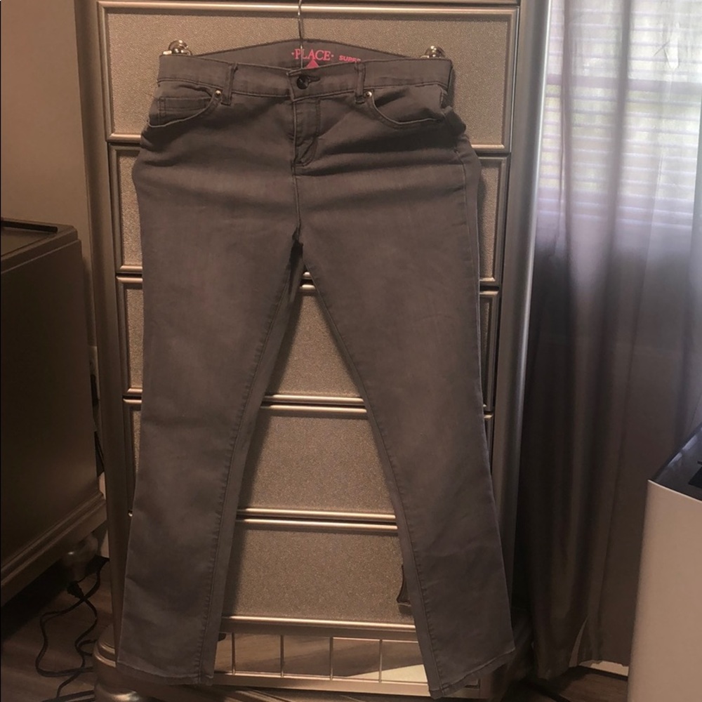 The children’s place Girls Gray jeans